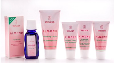 Weleda Almond serien kan købes i matas og i de fleste helsekostbutikker og på Netspiren.dk